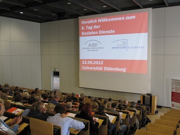 Begrüßung im Audimax der Carl von Ossietzky Universität Oldenburg