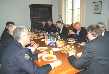 Mittagessen beim Polizeipräsidenten in Oldenburg